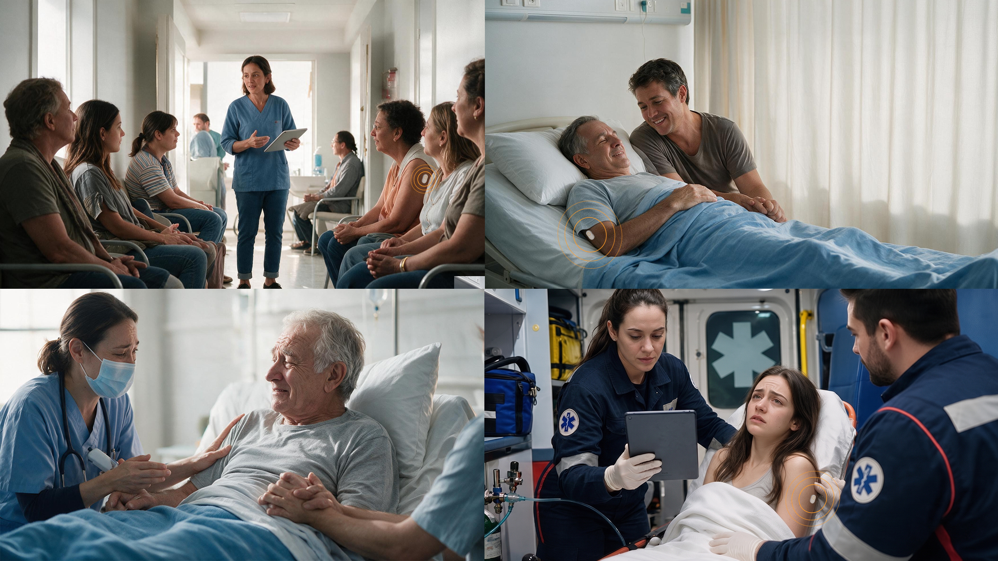 Painel de monitoramento hospitalar e fluxo clínico Avizo Pulse